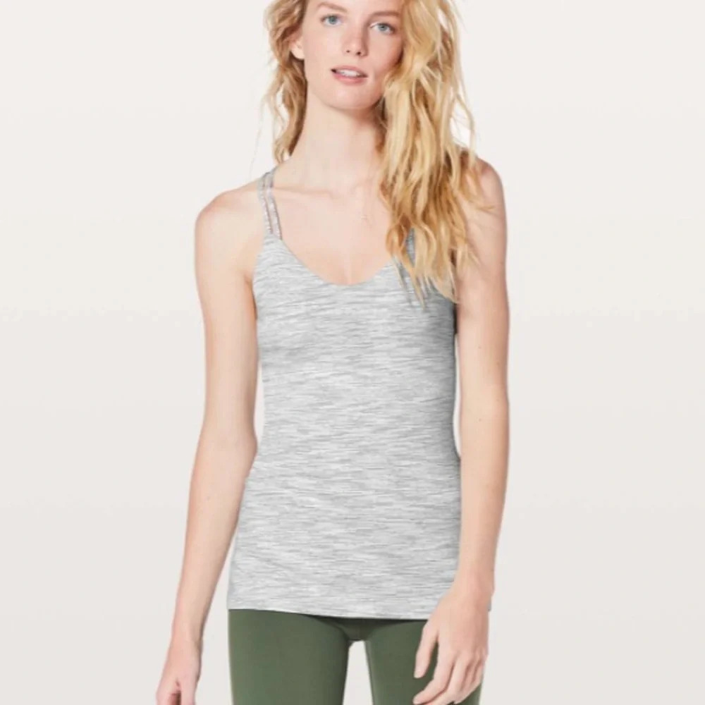 Lululemon 4 Create Your Calm Tank in Wee Are From Space Nimbus Battleship